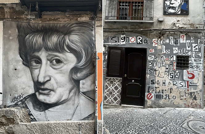 Graffiti Totò Quartieri Spagnoli