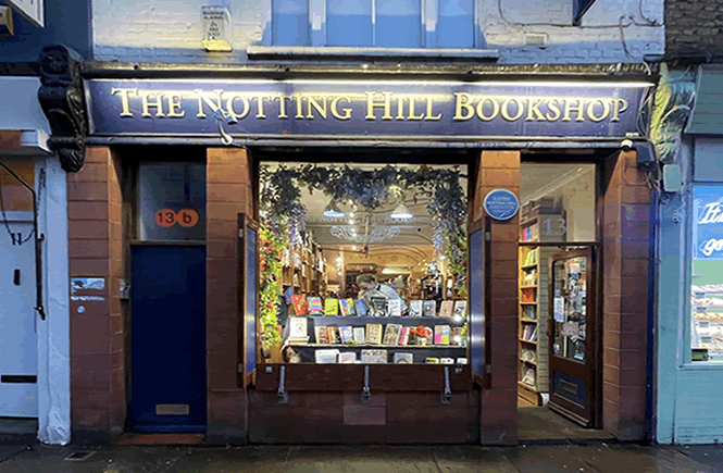 La libreria del film Notting Hill