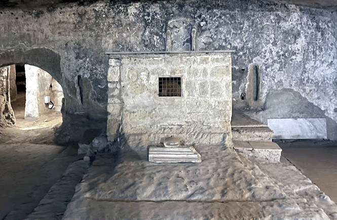 Altare Sant'Agrippino catacombe San Gennaro