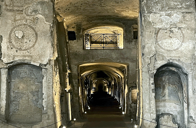 Piano inferiore catacombe San Gennaro