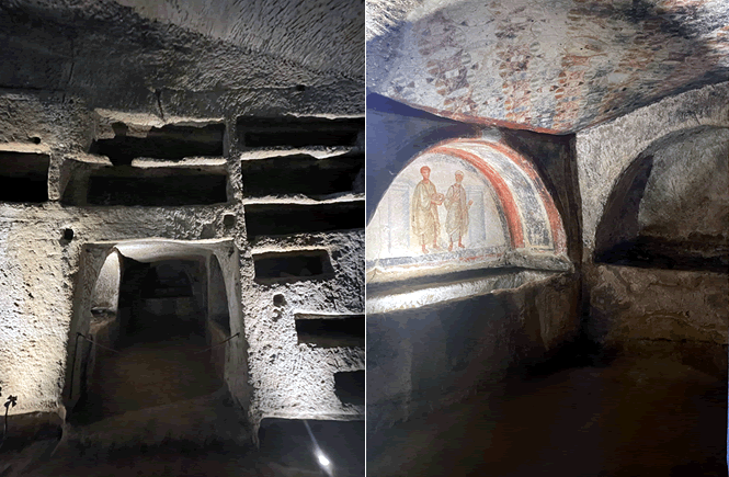 Piano superiore catacombe San Gennaro