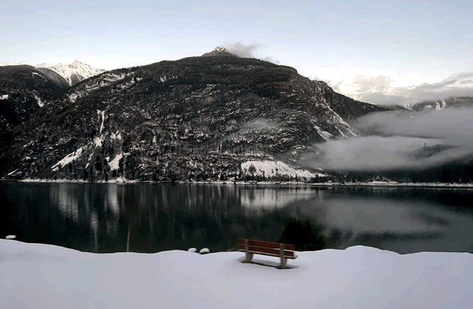 Lago di Poschiavo Bernina Express