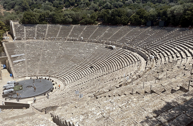 Il teatro di Epidauro: il teatro con una acustica perfetta